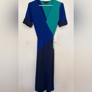 BCBG MaxAzria faux wrap dress